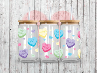 Big Candy Hearts UV DTF 16oz