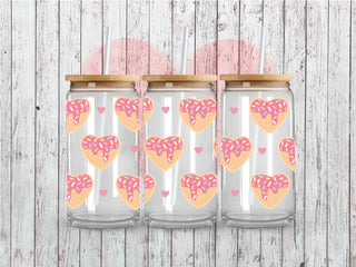 Heart Cookie UV DTF 16oz