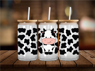 Sitting Cow UV DTF 16oz Wrap