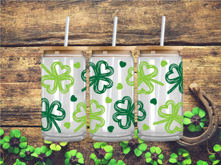 Three Leaf Clover UV DTF 16oz Wrap