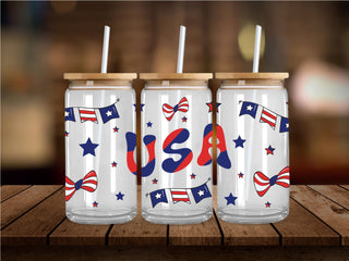 usa with bows