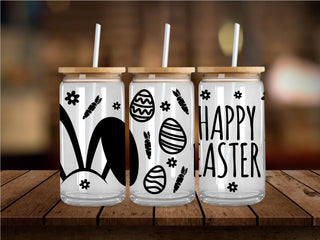Happy Easter Black