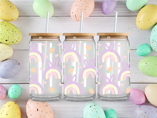 Rainbow Easter Bunny UV DTF 16oz Wrap