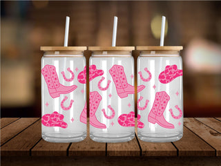 Pretty In Pink Rodeo UV DTF 16oz Wrap