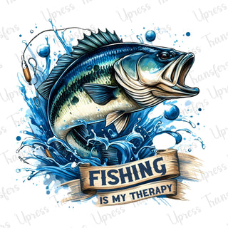 Fishing Is My Therapy Bass