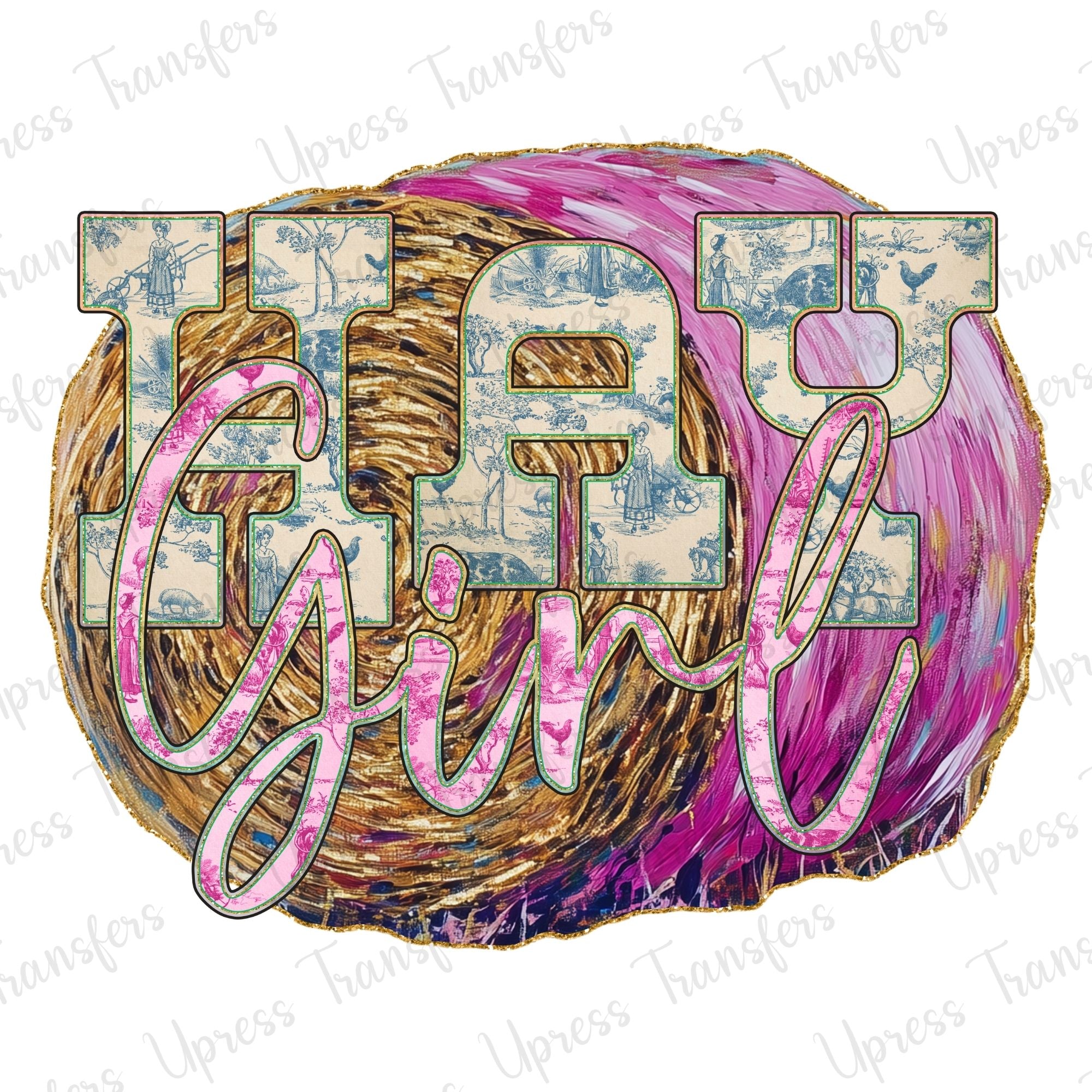 Hay Girl Barrel