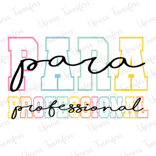 Para Varsity Multicolored