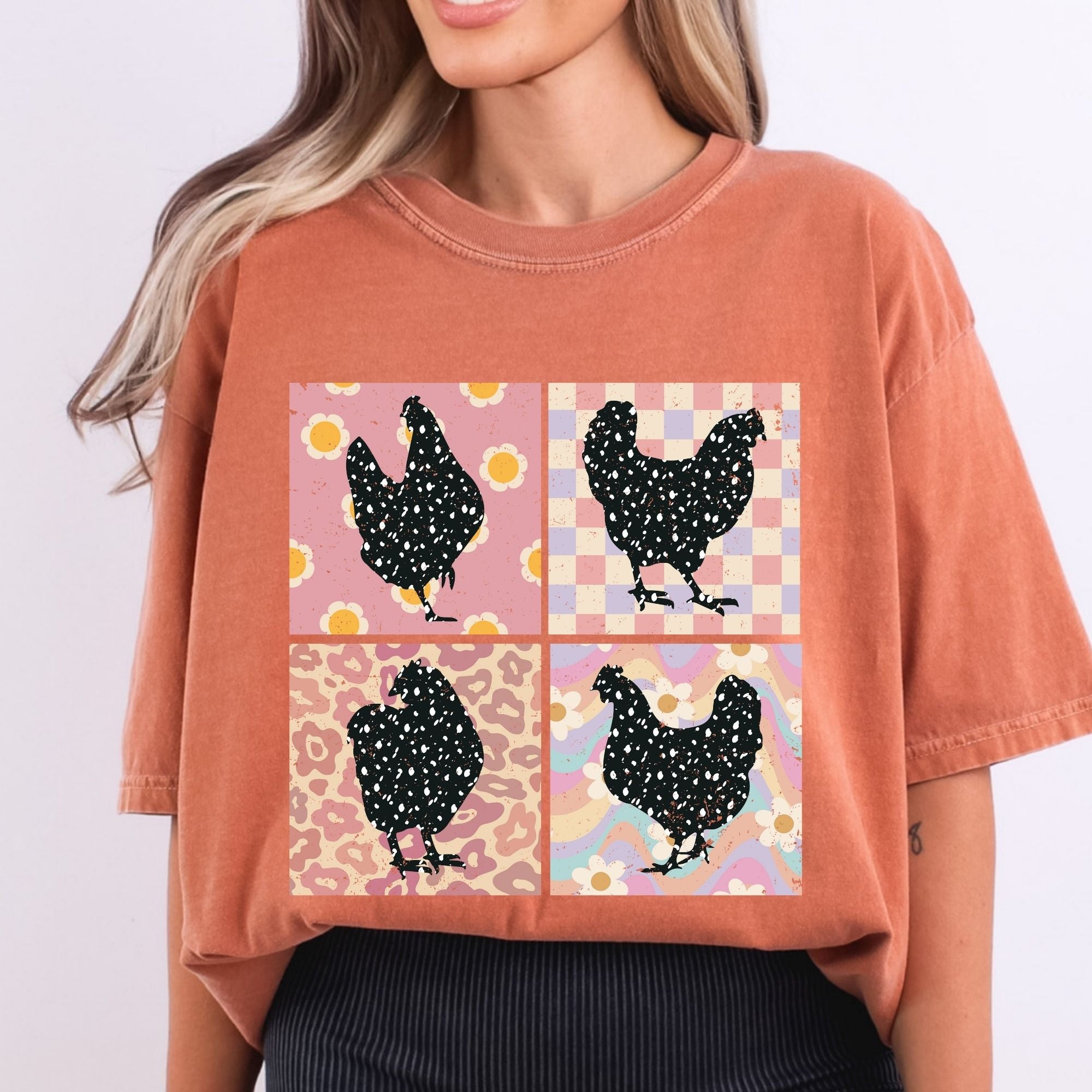 Retro Chickens