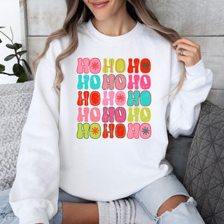 Ho Ho Ho Distressed Colorful