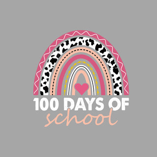 100 Days Cow Print Rainbow