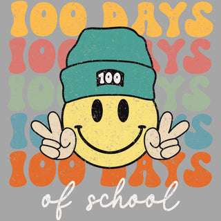 100 Days Peace Smiley Green