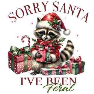 Sorry Santa Feral Racoon