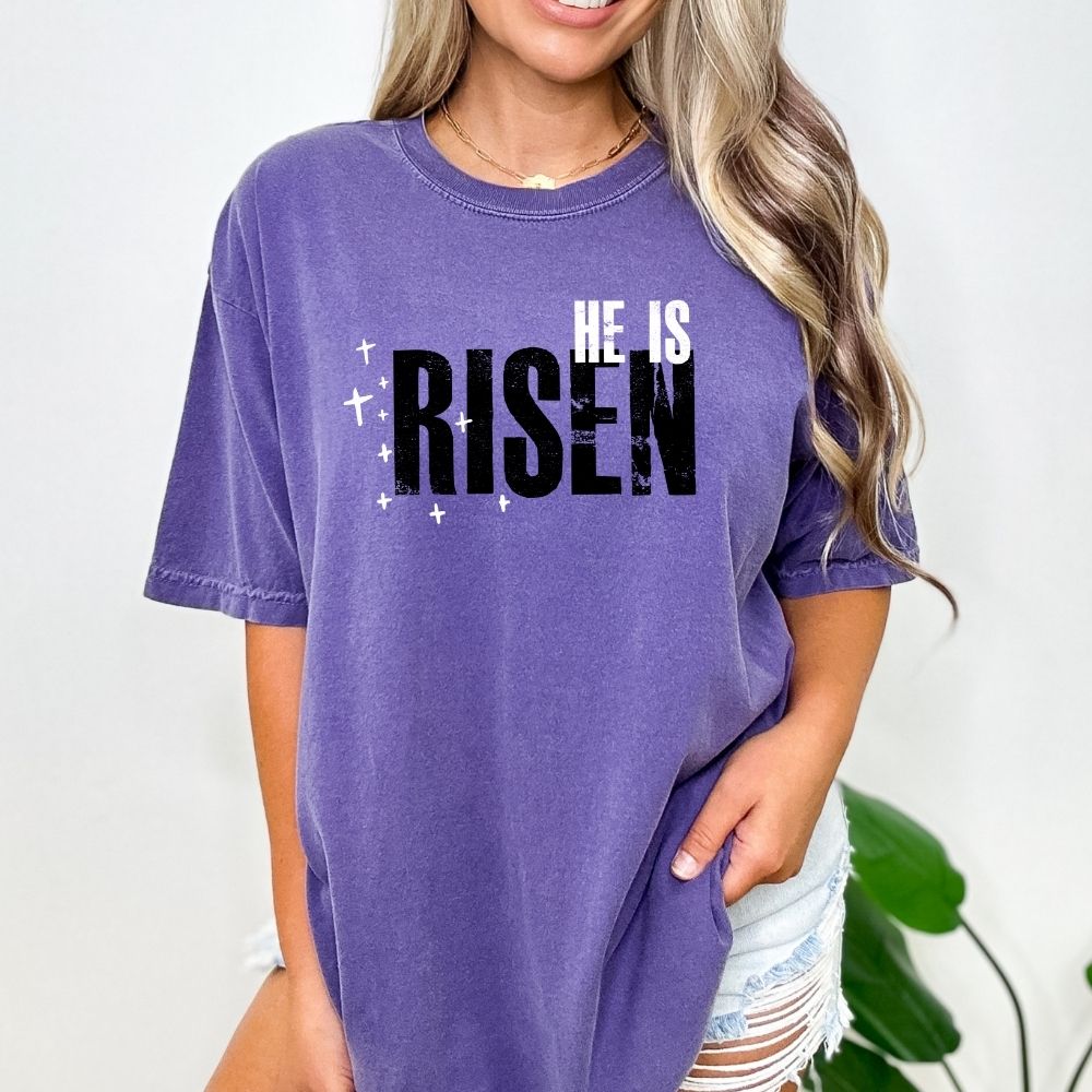He Is Risen White