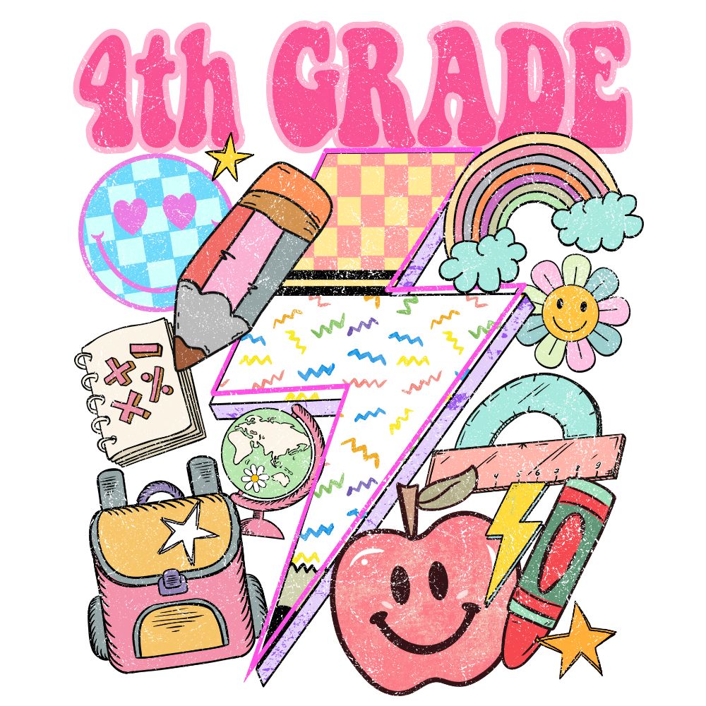 Groovy 4th Grade Back To School