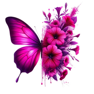 Fuscia Butterfly