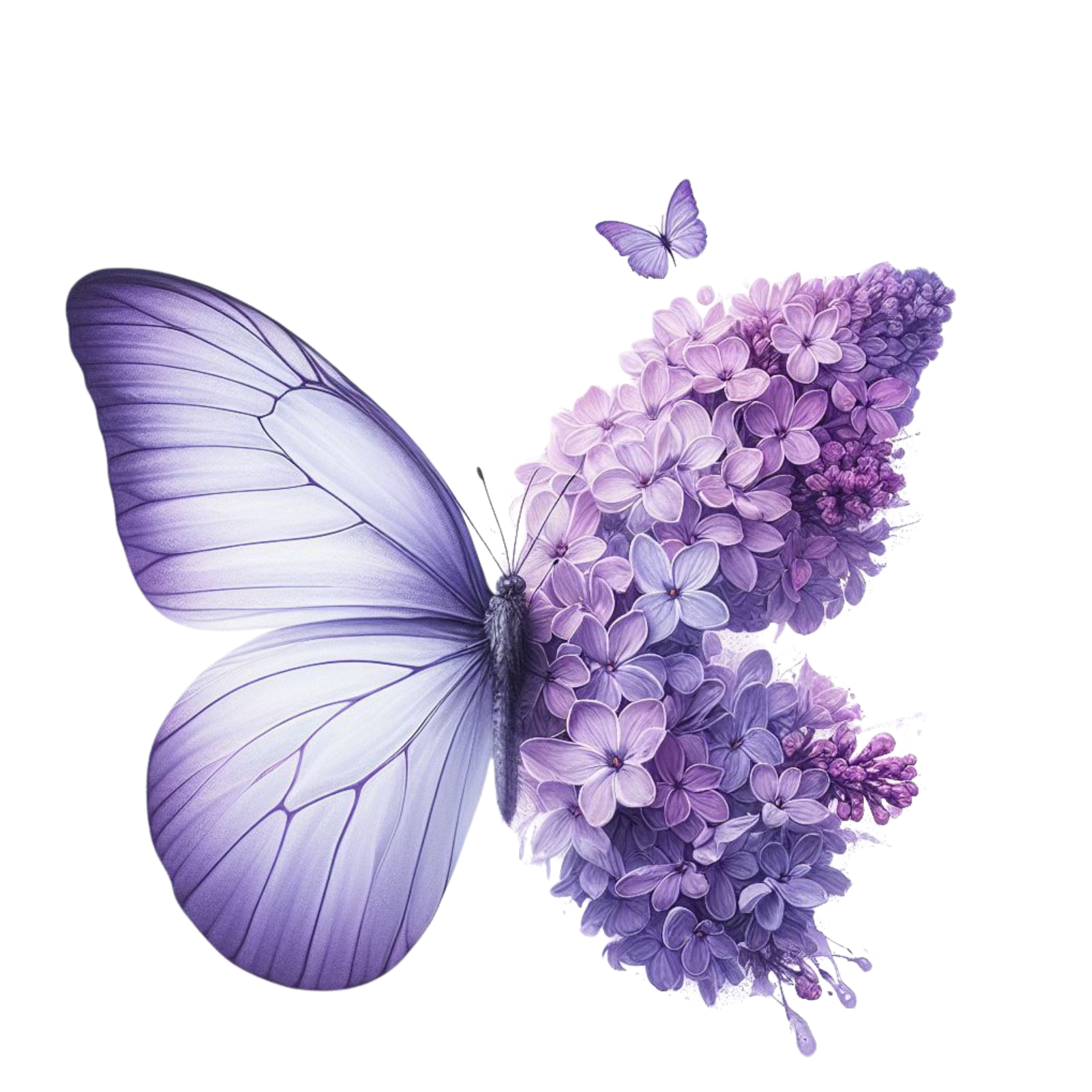 Lilac Butterfly