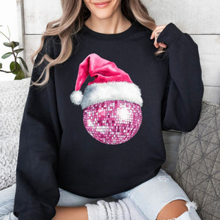 Disco Ball Santa Hat