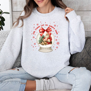 Oh Come Let Us Adore Him Snow Globe