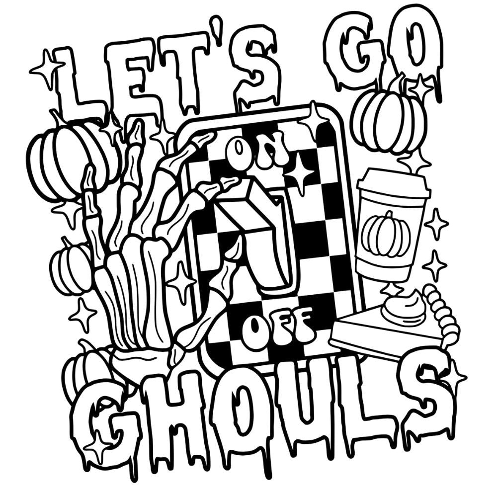 Lets Go Ghouls Black