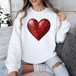 Valentines Day Red Disco Heart