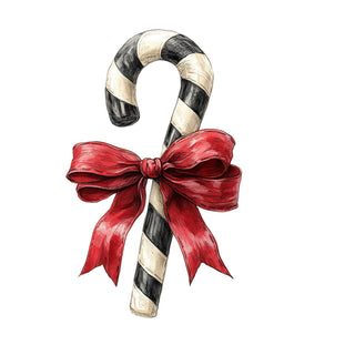 Red Bow Candy Cane