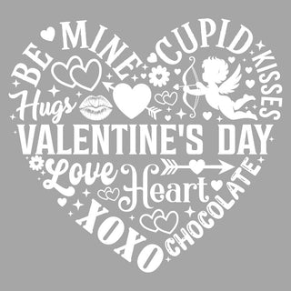 Valentines Day Heart White
