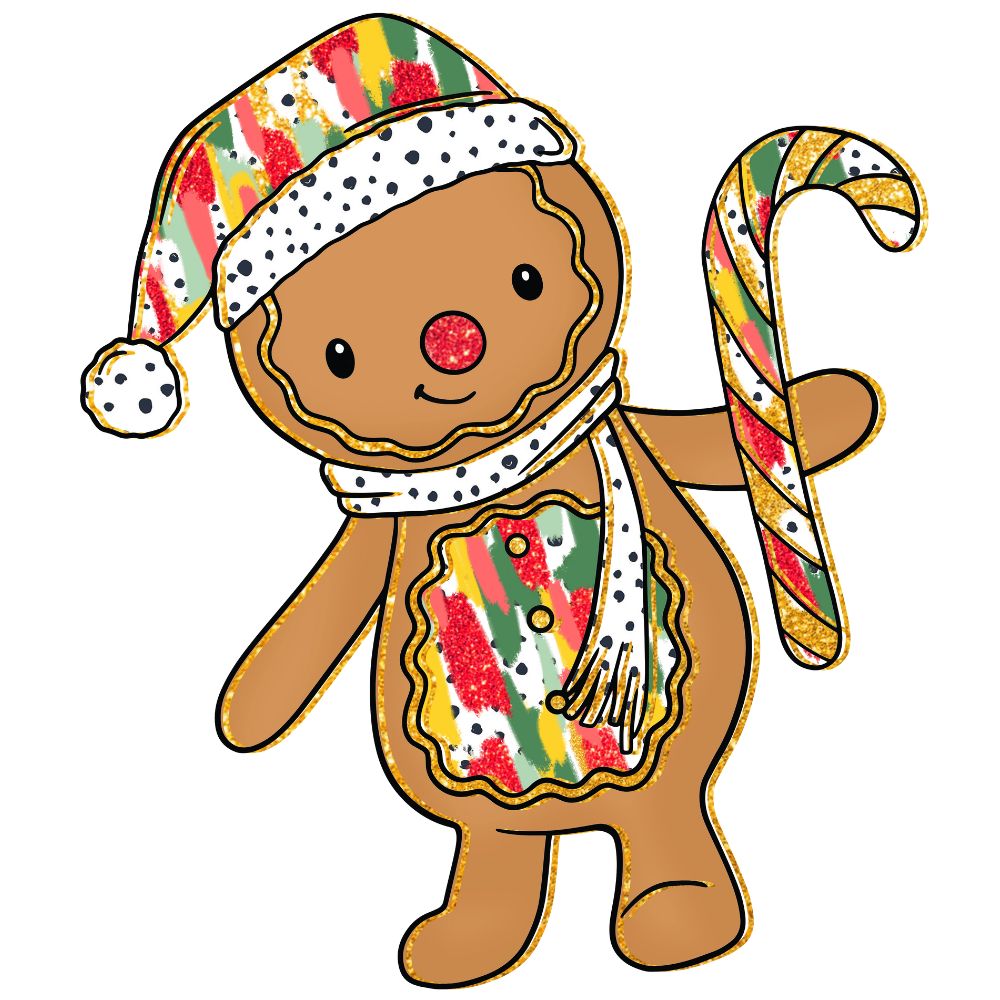Brushstroke Christmas Gingerbread
