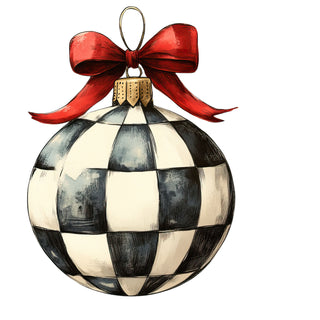 Checkered Ornament