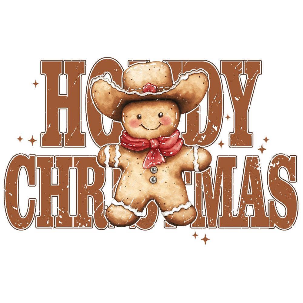 Howdy Gingerbread Christmas