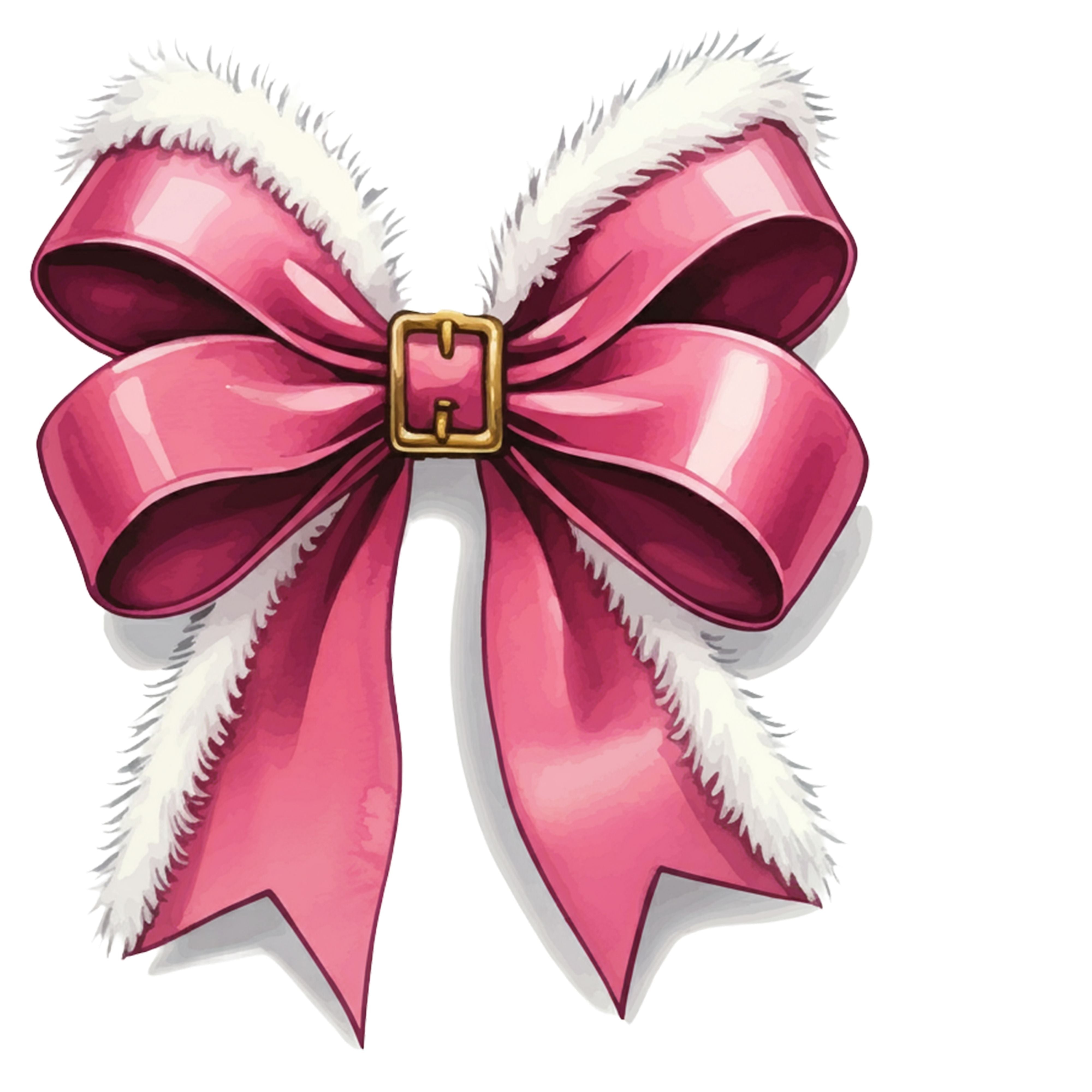 Furry Christmas Bow