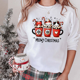 Meowy Christmas Cats In Cups