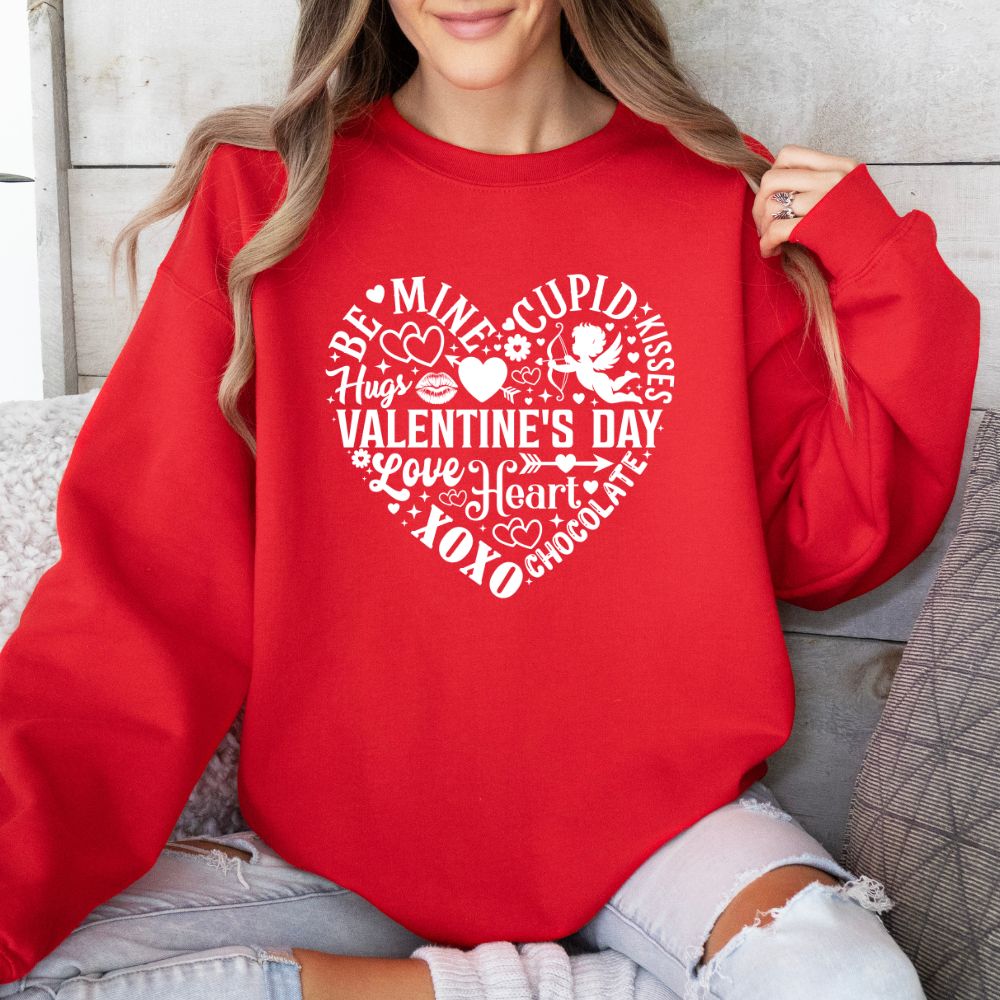 Valentines Day Heart White