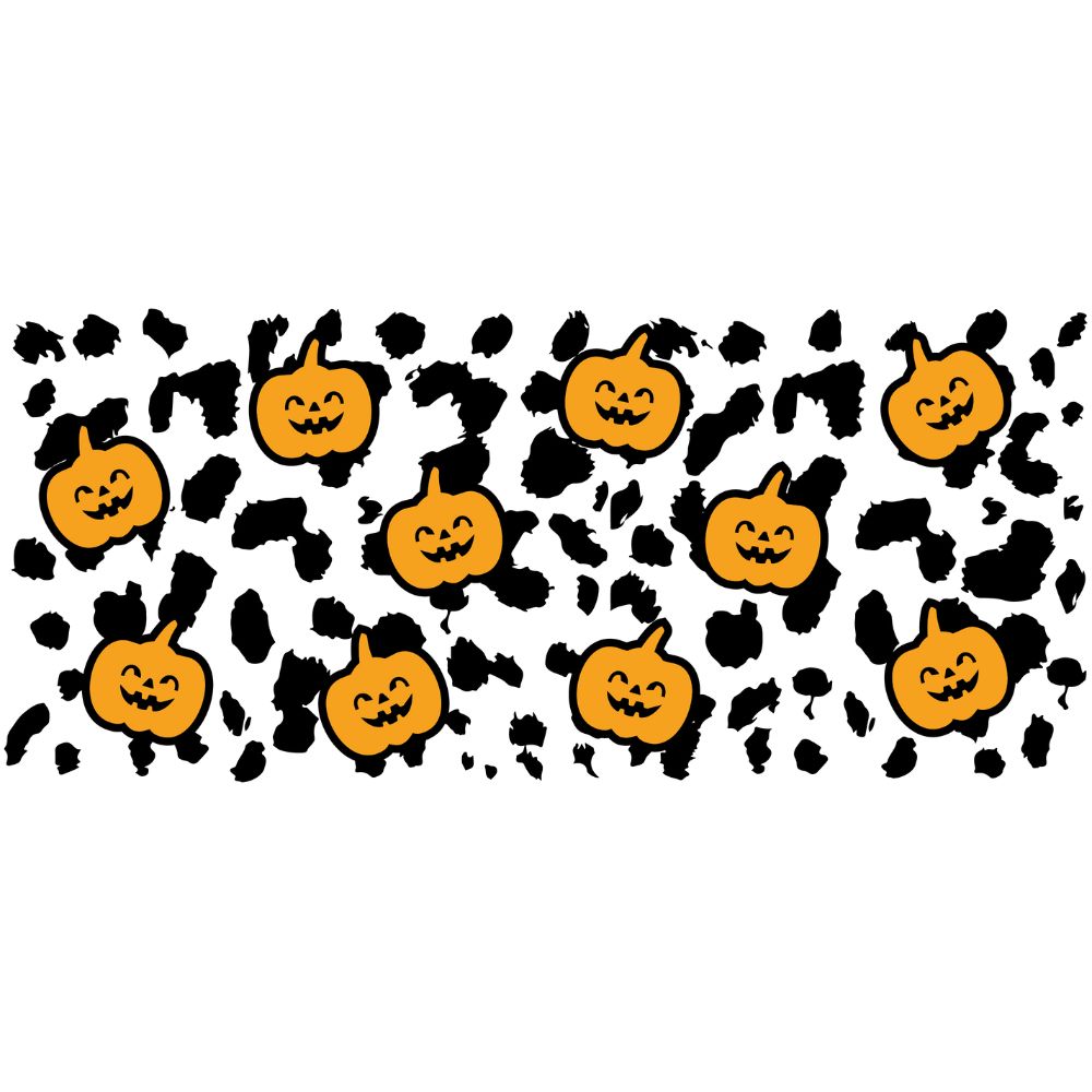 Leopard Pumpkins UV DTF 16oz Wrap