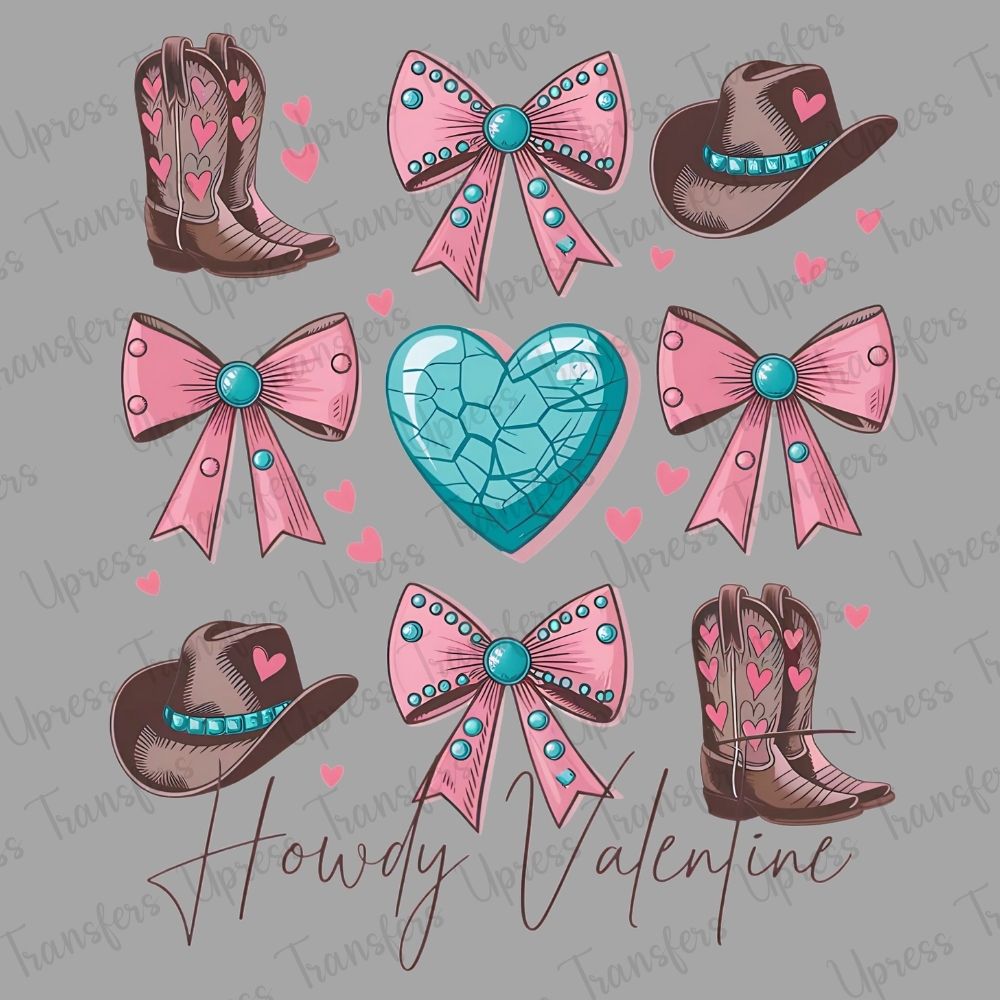 Western Valentines Coquette Bow
