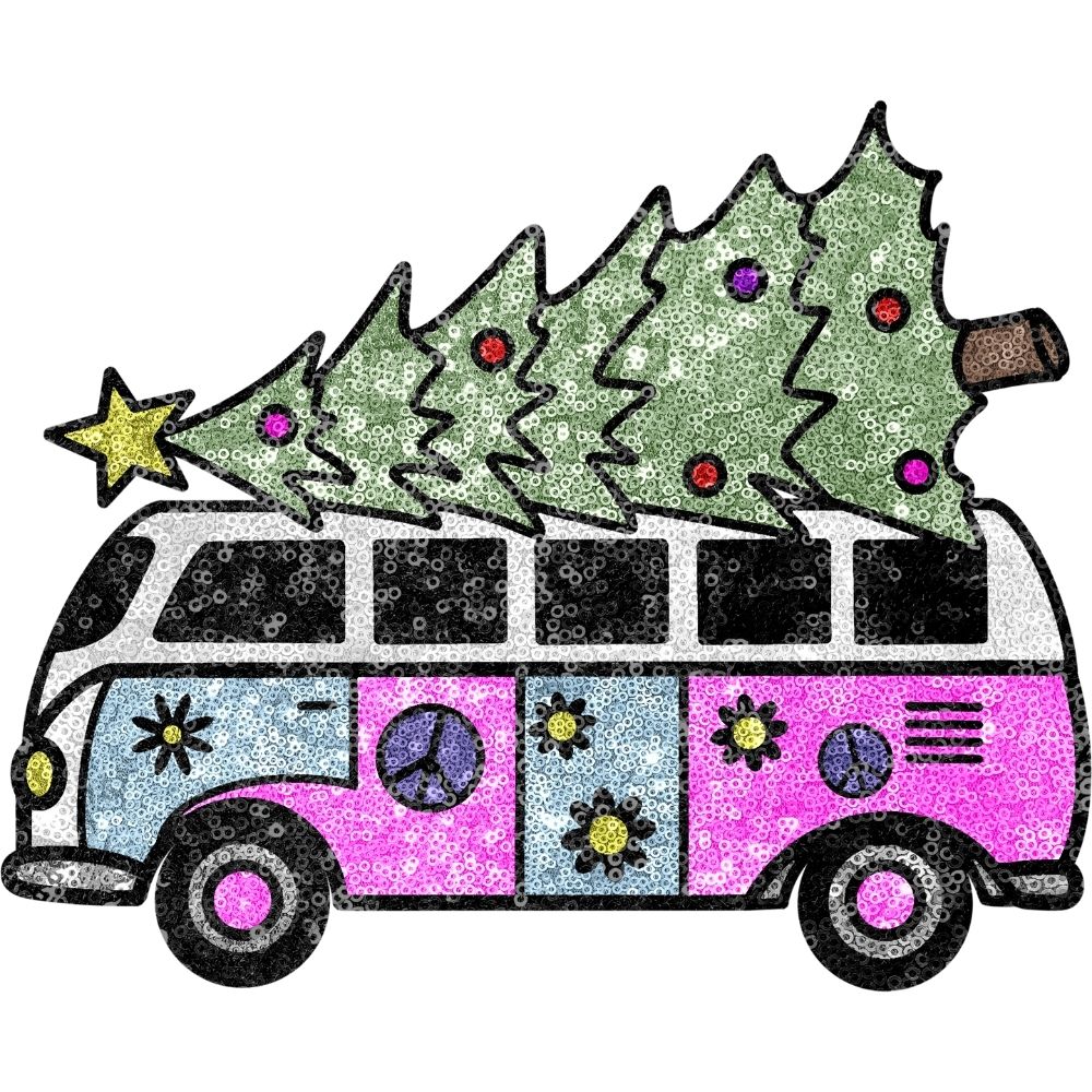 Christmas Van Sequin