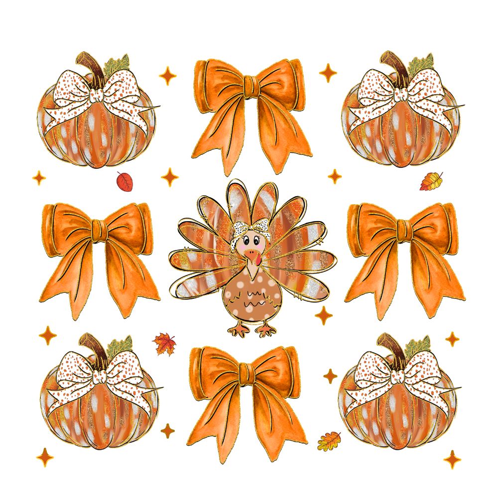 Brush Strokes Pumpkin Coquette