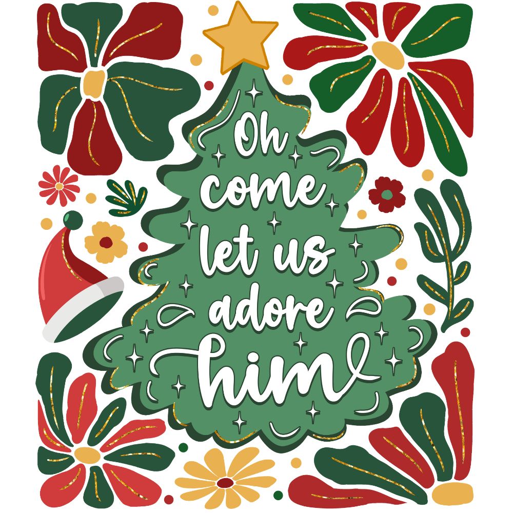 Oh Come Let Us Adore Him Tree