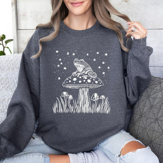 Toad On A Mushroom