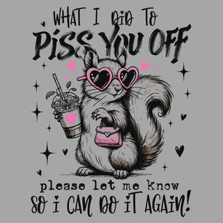 What I Did Squirrel Black
