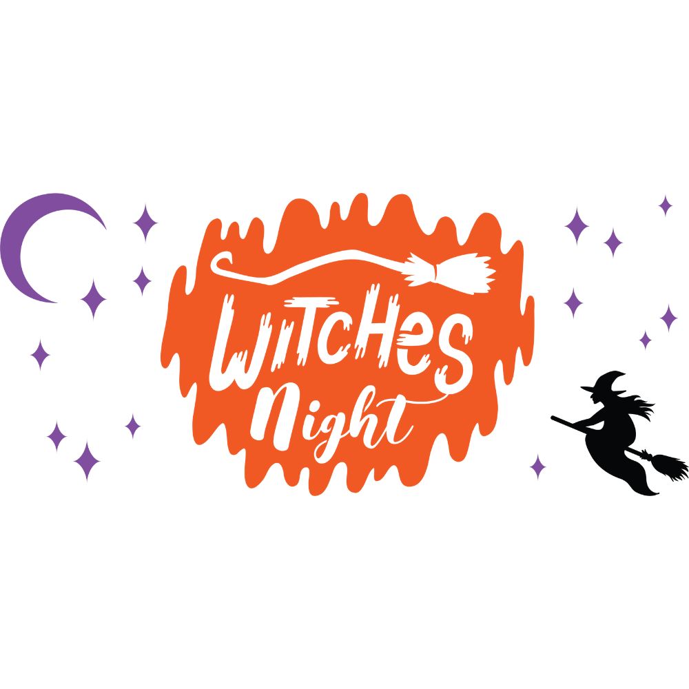 Witches Night UV DTF 16oz Wrap