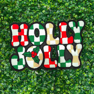 Checkered Holly Jolly