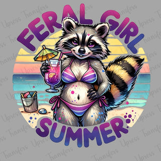 Feral Girl Summer Racoon