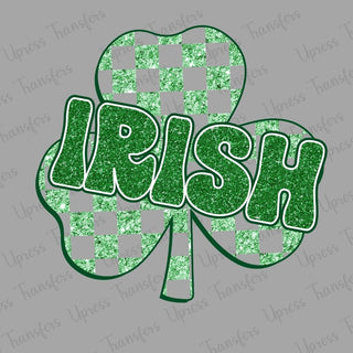 Glitter Shamrock Irish