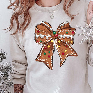 Decorated Gingerbread Bow