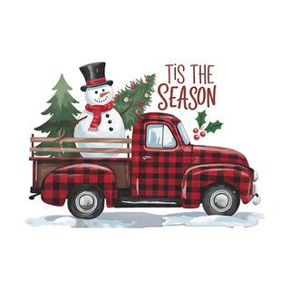 Tis The Season Snowman Truck