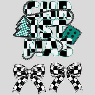 Checkered Christmas and Bows