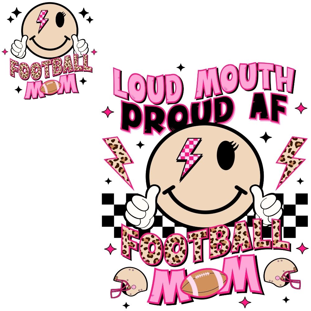 LoudFootballMom Pink