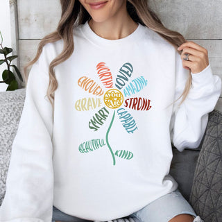 You Are Enough Flower Colorful