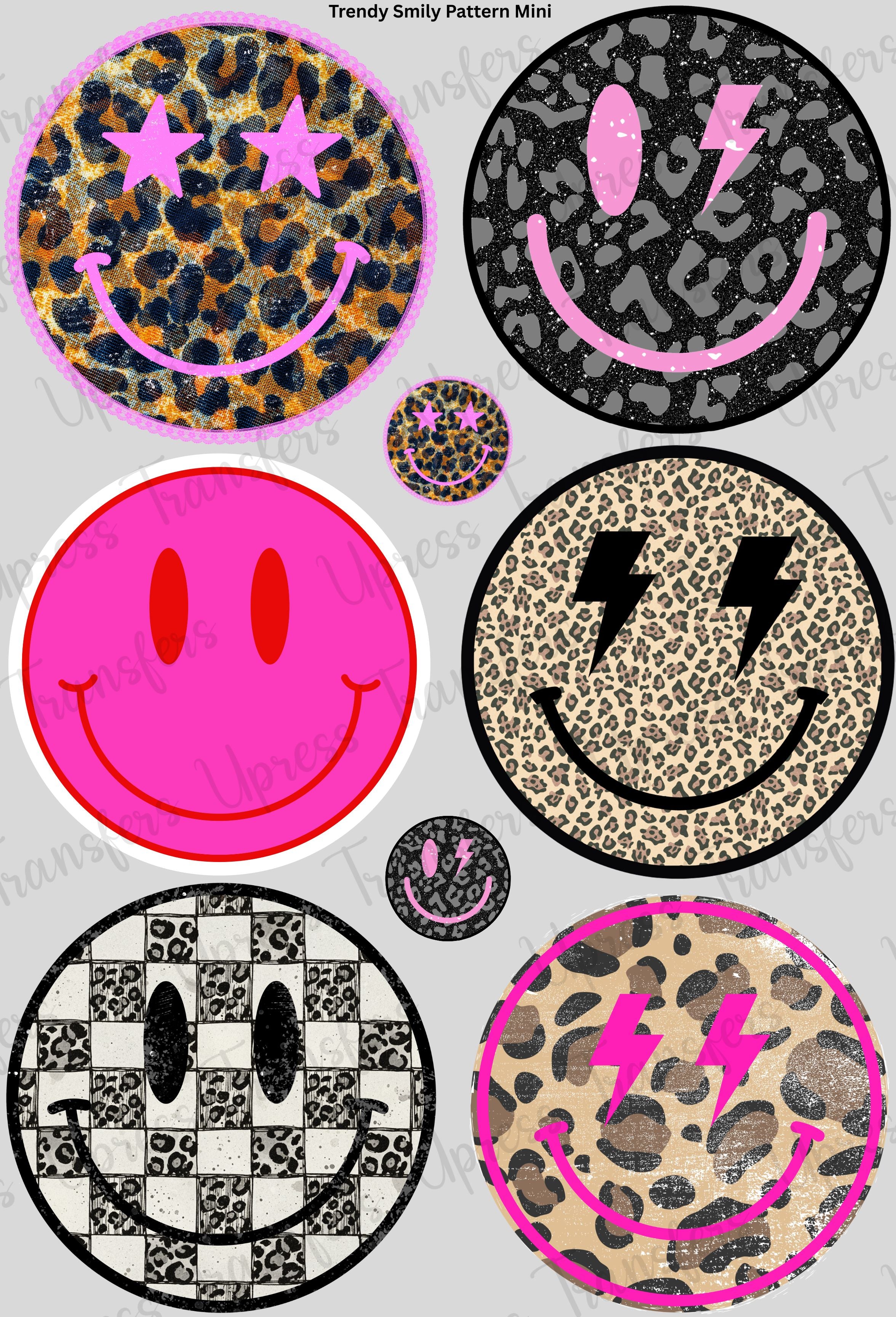 Trendy Smiley Pattern Mini