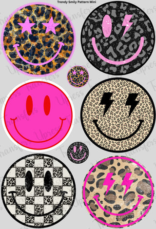 Trendy Smiley Pattern Mini
